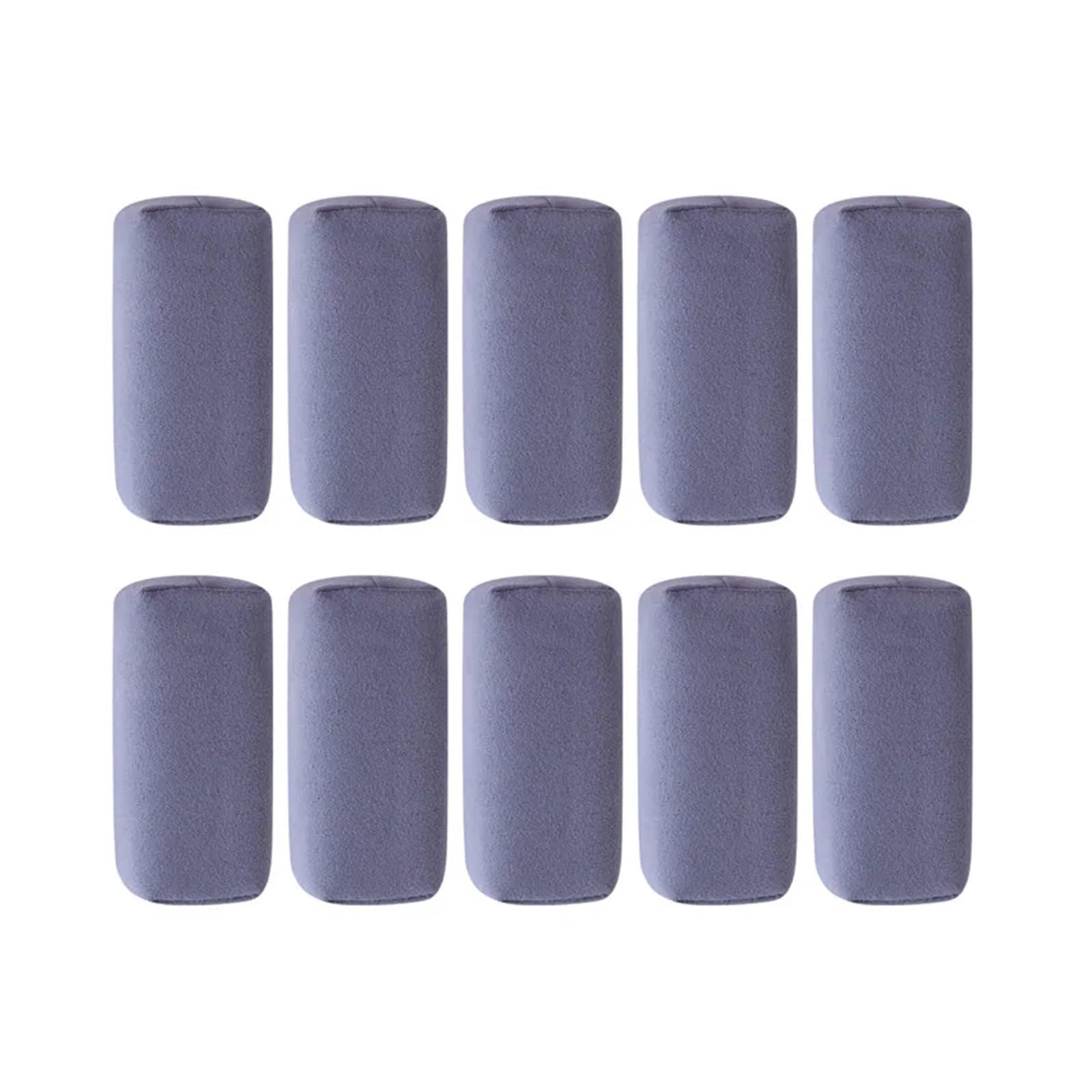 5/10 szt. Gąbka zamszowa do pielęgnacji samochodu, polerowanie powłok ceramicznych, pielęgnacja lakieru, woskowanie, narzędzie czyszczenia(Gray 10PCS)