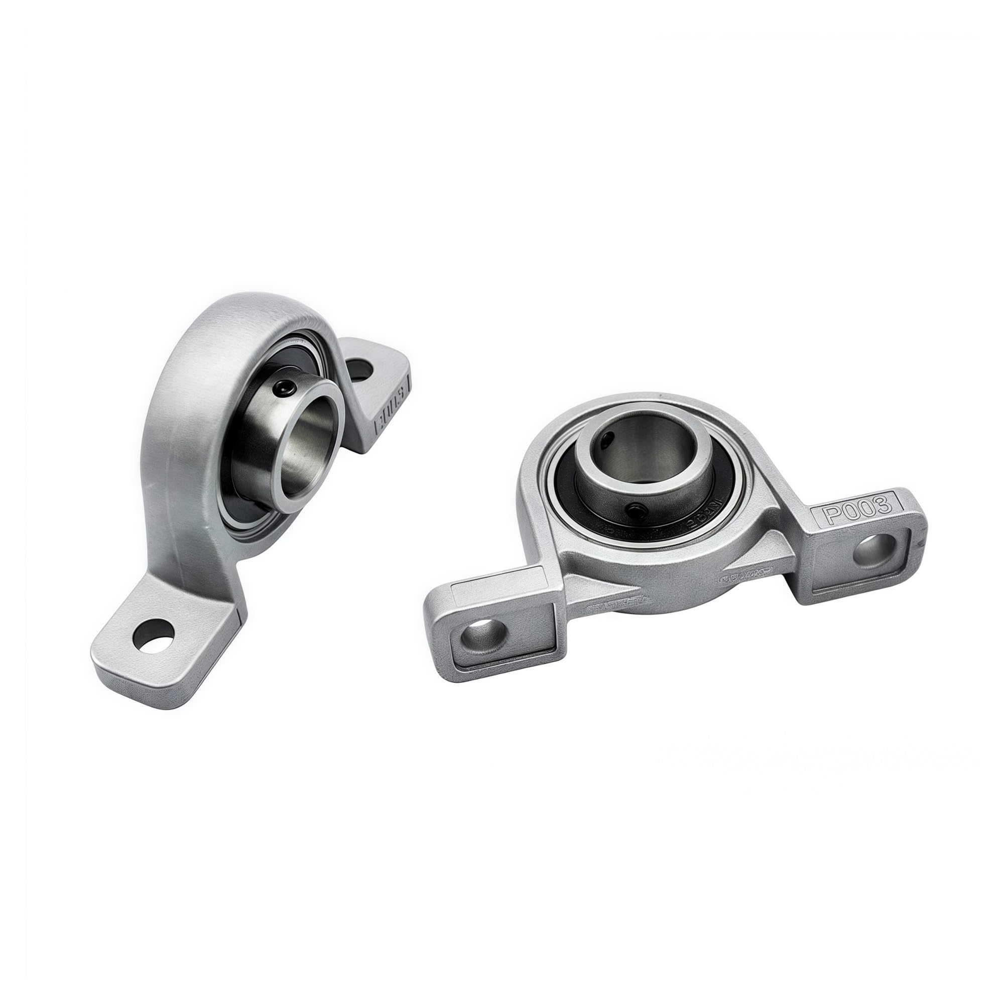 Palier à semelle en alliage de zinc, alésage intérieur 8-35 mm, 2/10 pièces, KP08 KP000 KP001 KP002 KP003 KP004 KP005 KP006 KP007(10Pcs,KP006-30mm)