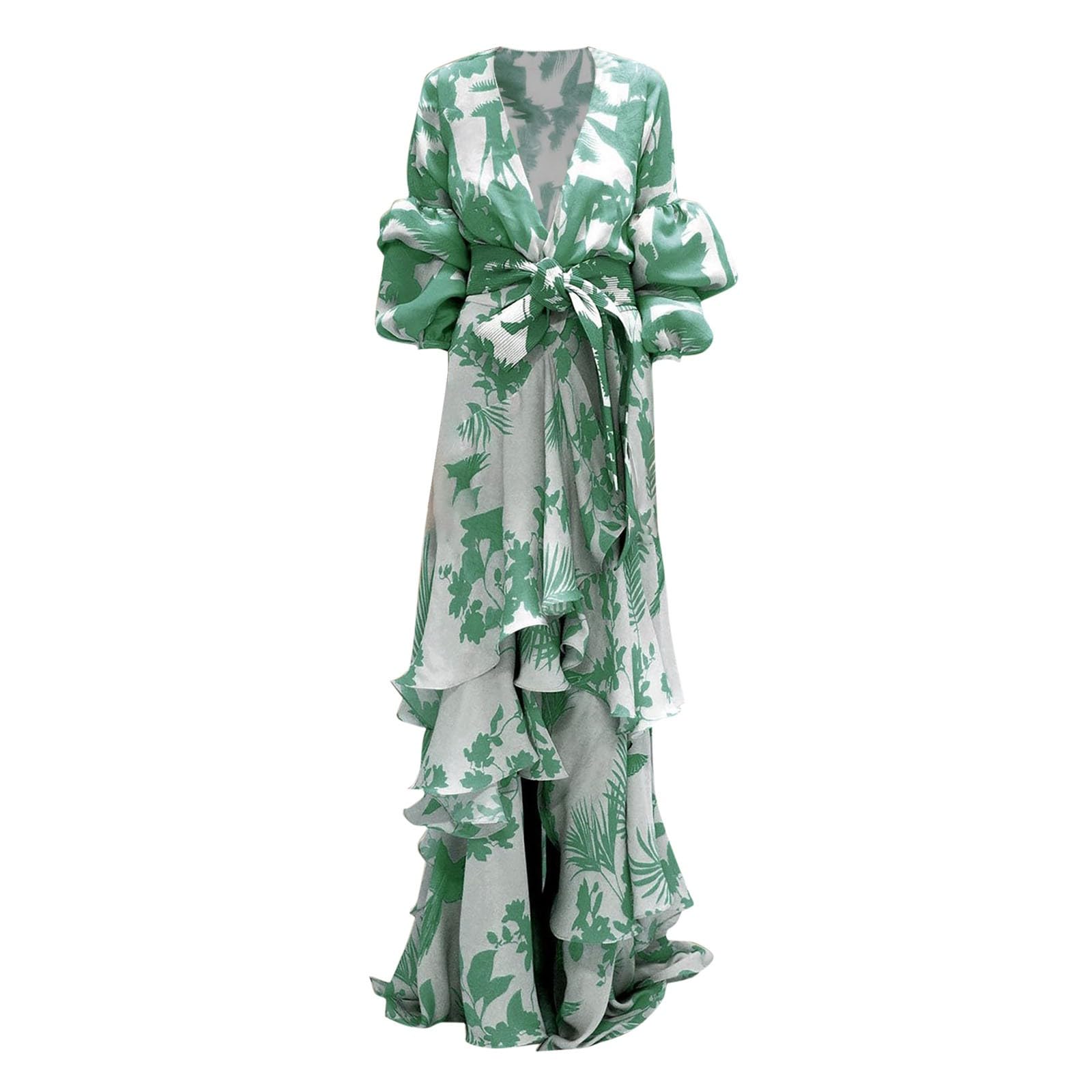 Robe de bal longue et légère pour masquer les complexes en été - 6