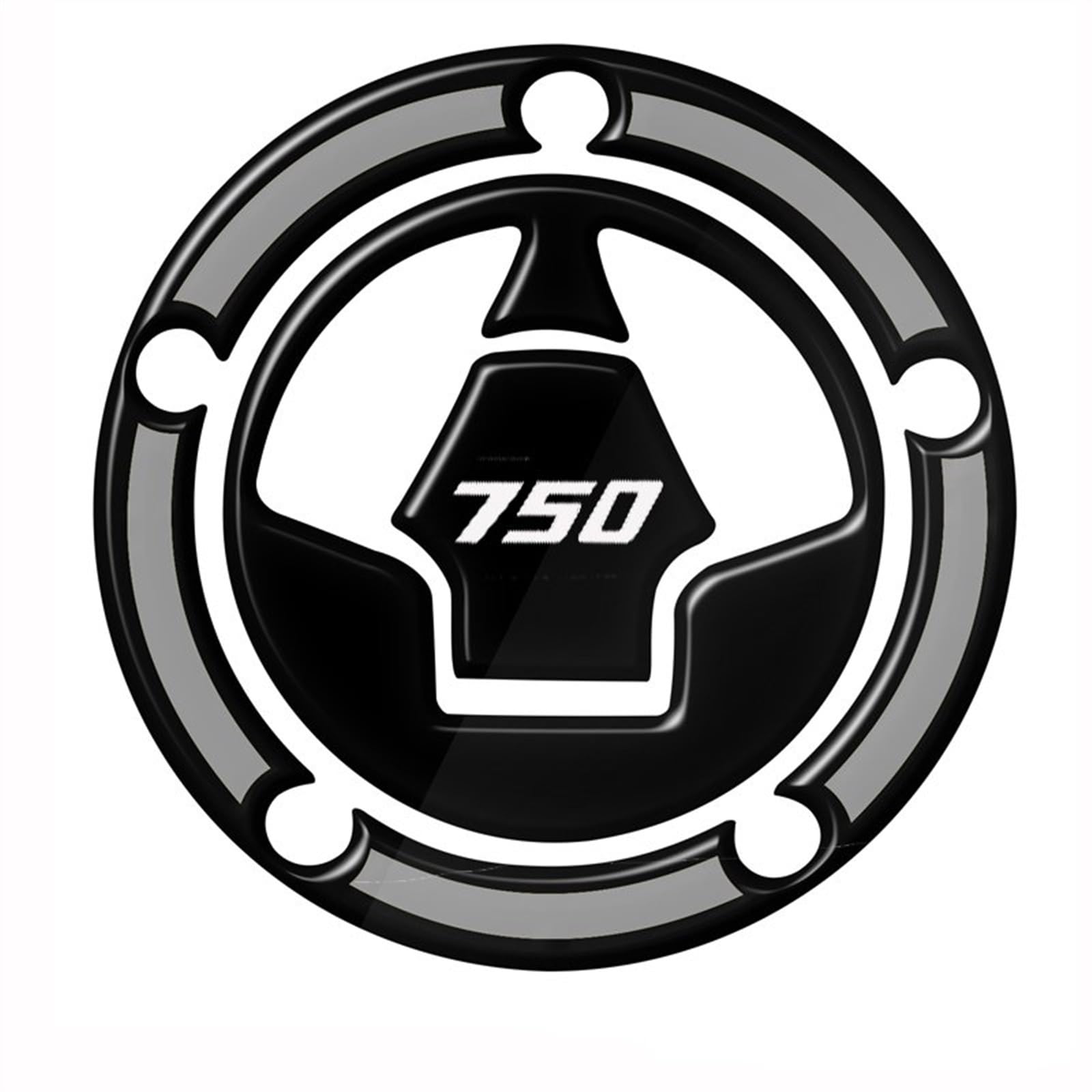 Ysdsls Color4 Motorcycle Sticker Decal Emblem Tank Pad Gas Cap Protector Cover For Kawasaki For Z 750(Color4)