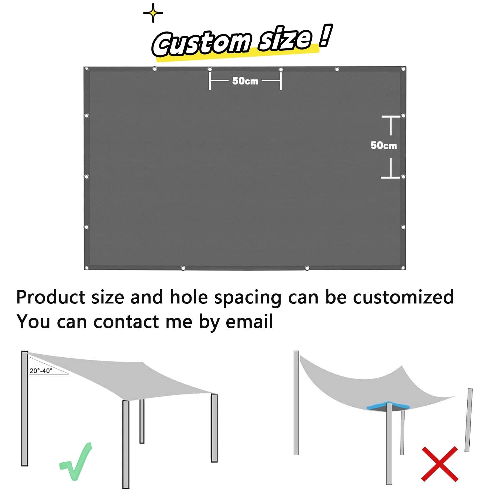 Toldos Exterior Terraza 2 x 3.4 m Protección UV a Prueba de Viento Malla Sombreo, Red de Sombra con Ojales para Jardín, Terrazas, Patio, Verde Oscuro
