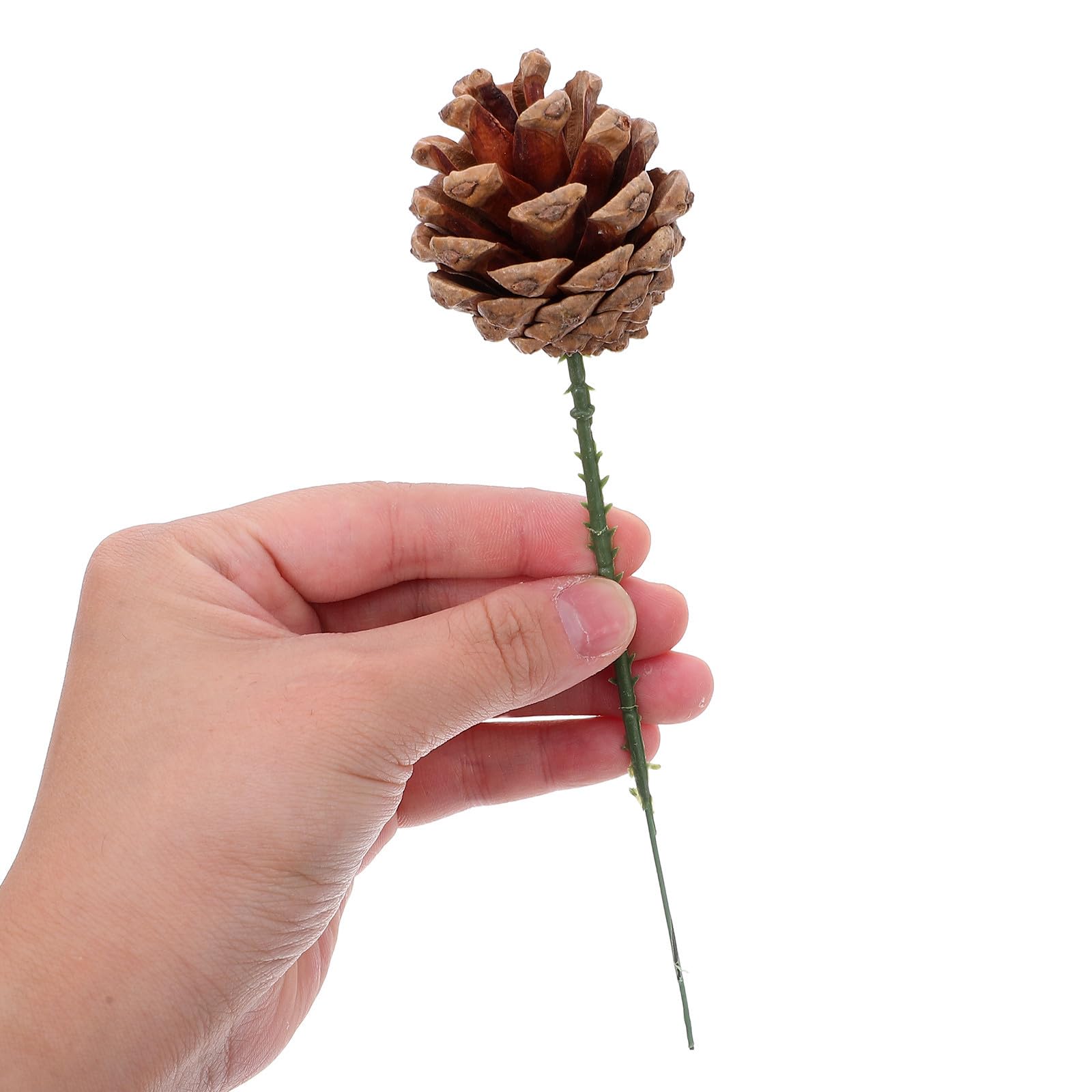 Housoutil 30 Unidades Ramas de Piña Naturales Varas de Madera para Arreglo Floral Navideño, Adorno Rústico Estable y Fácil de Almacenar para Manualidades
