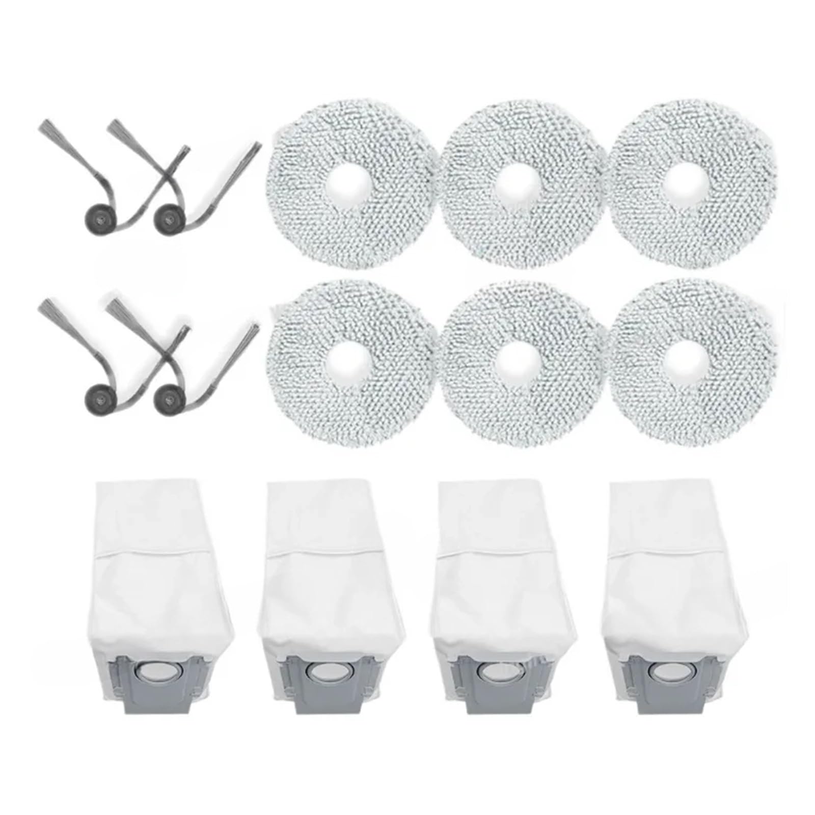 PORRSYDCD Brush Filter Mop Bag，Compatible With Roborock Qrevo CurvX/Qrevo EdgeT/Qrevo Curv 2 Pro/Qrevo Edge 2/ Qrevo Edge 2 Pro/Saros 10R(SET G)