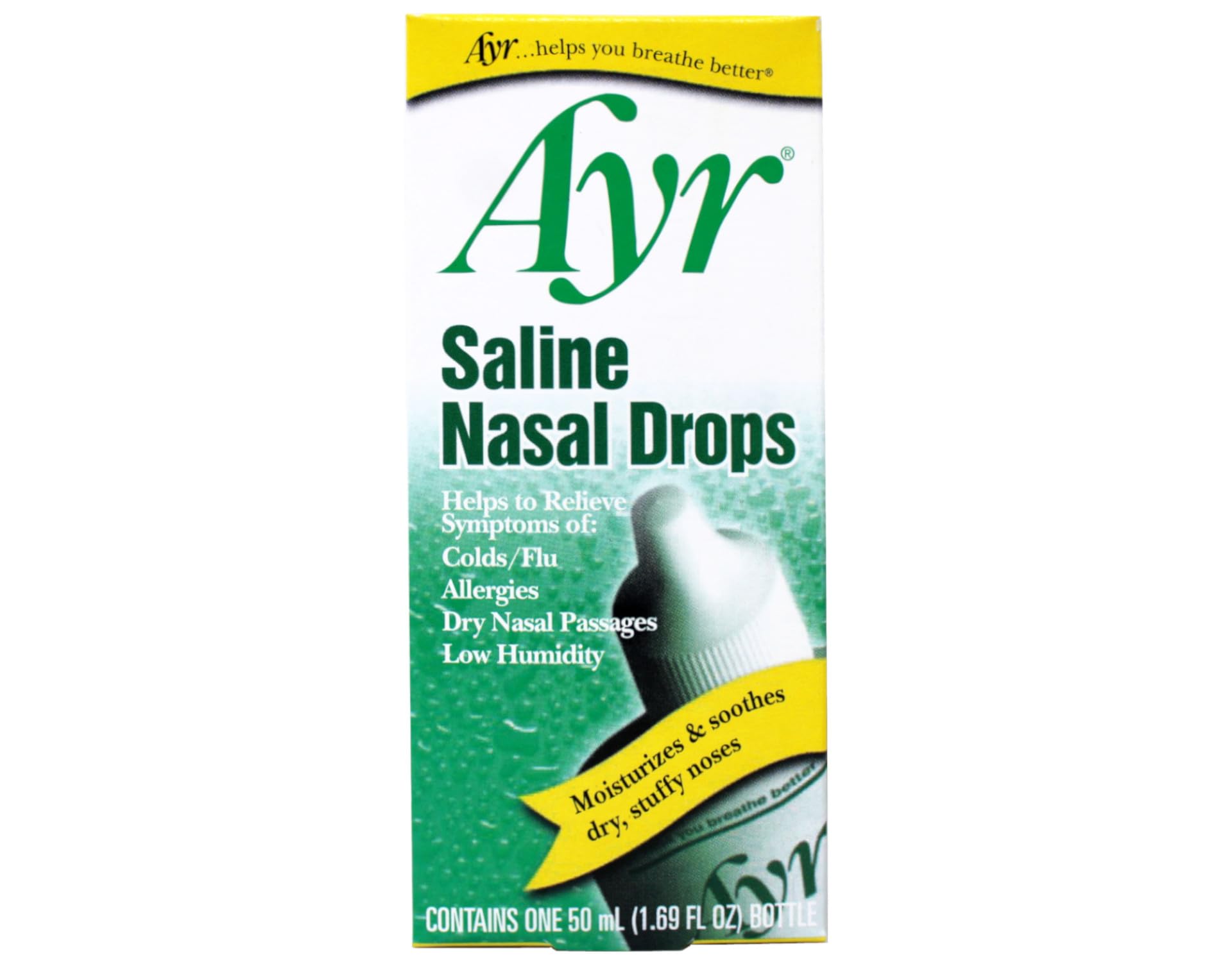 Ayr Saline Nasal Drops, 1.69 oz