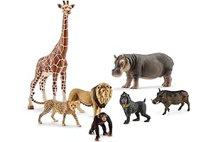 Schleich Wild Life Realistic Safari Animal Figurine Playset
