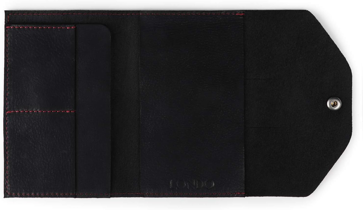 Londo Genuine Leather Portfolio – Padfolio with Notepad & Snap Closure for Business, Office & Travel