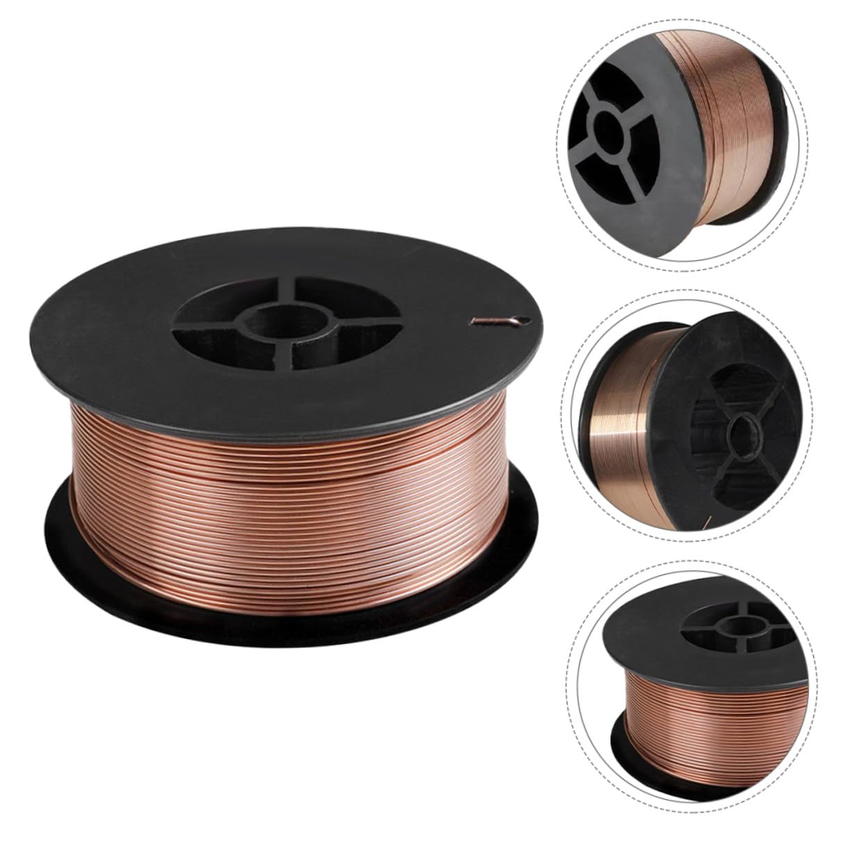 VALICLUD Alambre 1,2 Mm y de Soldadura Núcleo Fundente de Acero al Carbono Alta Velocidad Rendimiento Estable de Soldadura para Fabricación Industrial