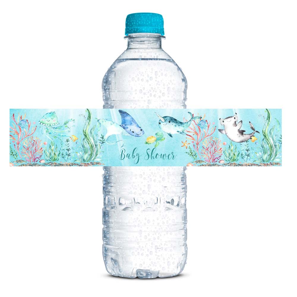 Étiquettes pour bouteille d'eau AmandaCreation adhésives pour habiller vos tables d'anniversaire
