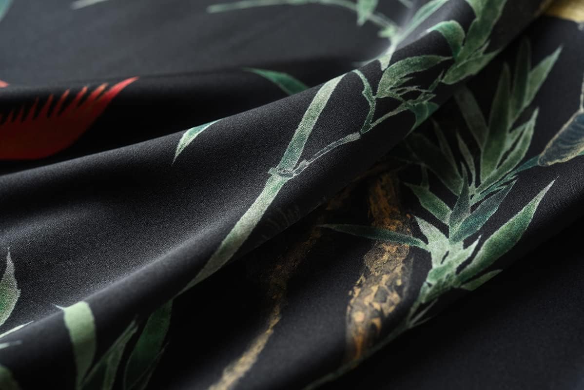 Ledamon Women's 100% Silk Kimono Long Robe - Classic Colors and Prints - Image 7