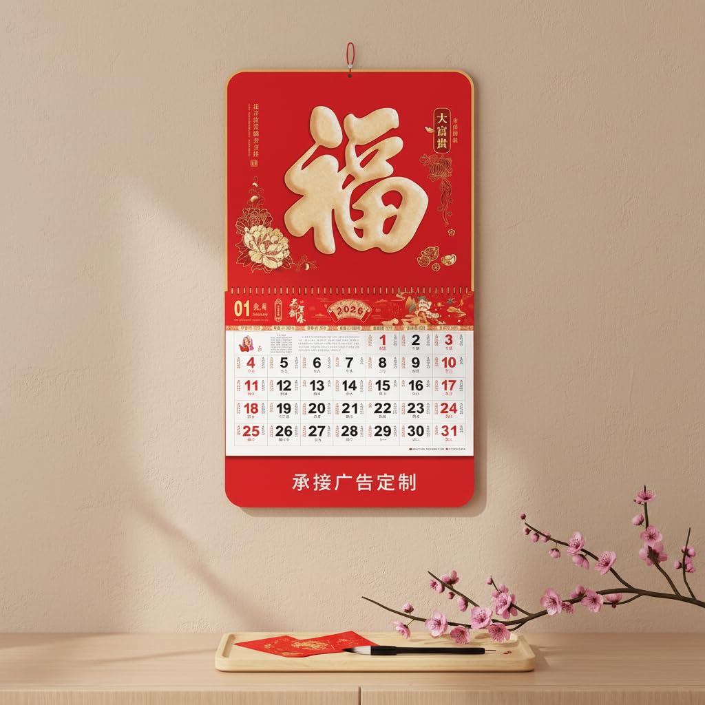 Calendario da Parete 2026 in Carta, style to 3