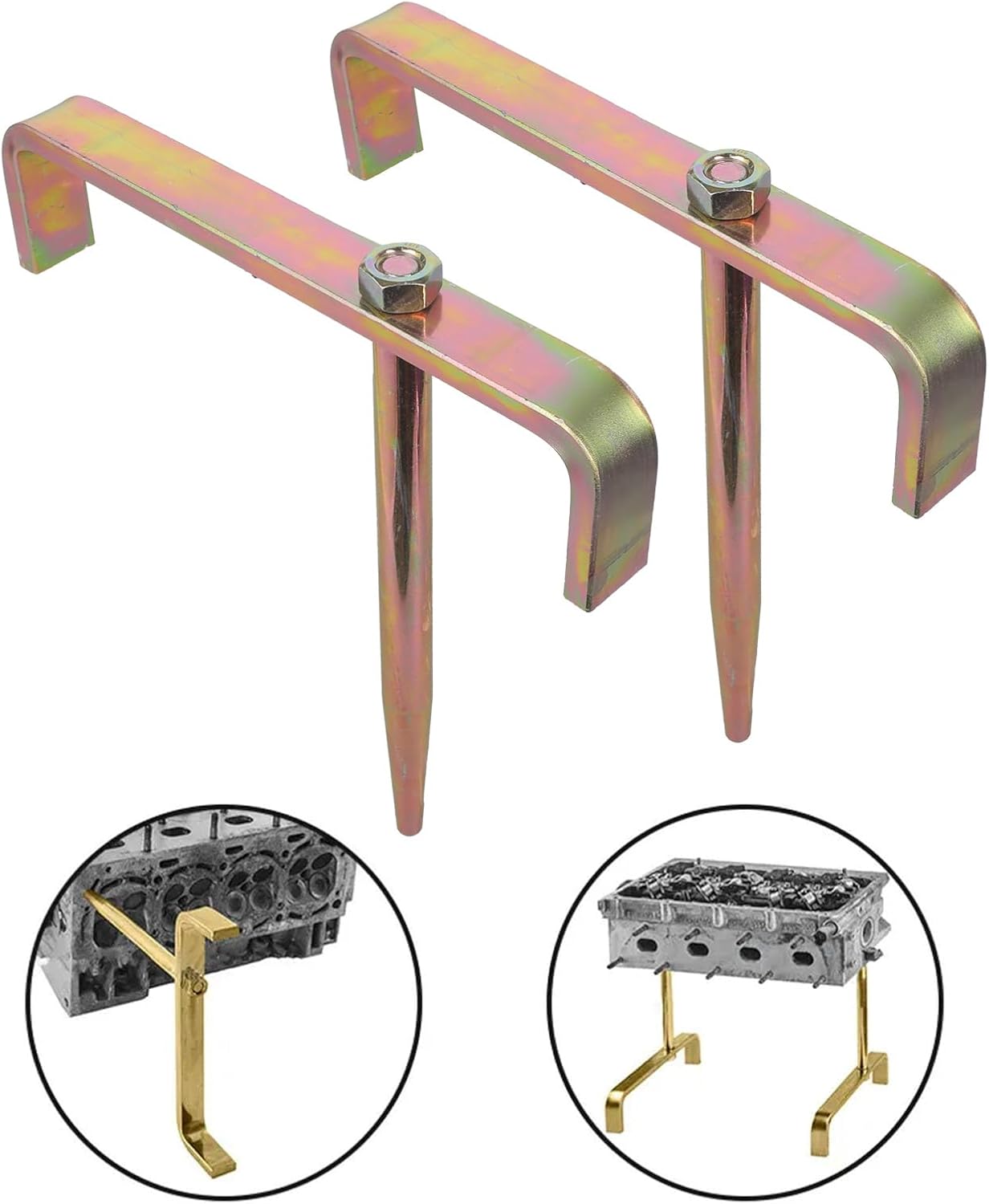 4pcs Engine Cylinder Head Work Stand Set with Strong Construction & Portability Repair Man Tool for Repair Man Disassembly Tool