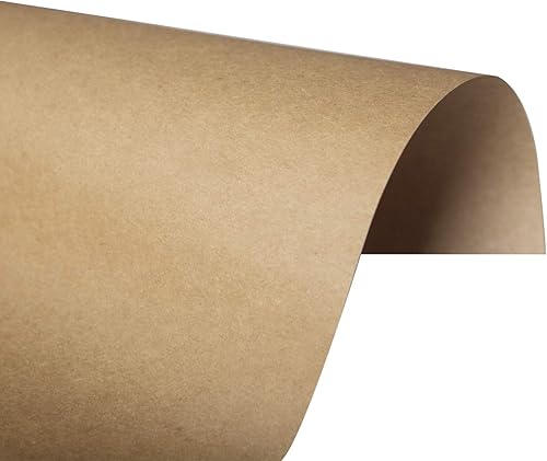 Miniatura 9 de Paquete de 120 unidades de papel Kraft, papel de papelería marrón, papel de manualidades marrón para artes y manualidades, dibujo, proyectos de