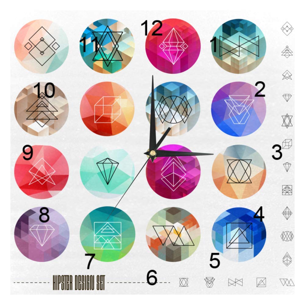Horloge murale moderne sans tic-tac pour retrouver le sommeil en chambre