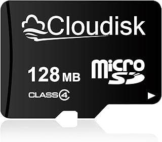 Cloudisk 5 Pack Micro SD Card with MicroSD Adapter Card Reader Memory Card (128MB)