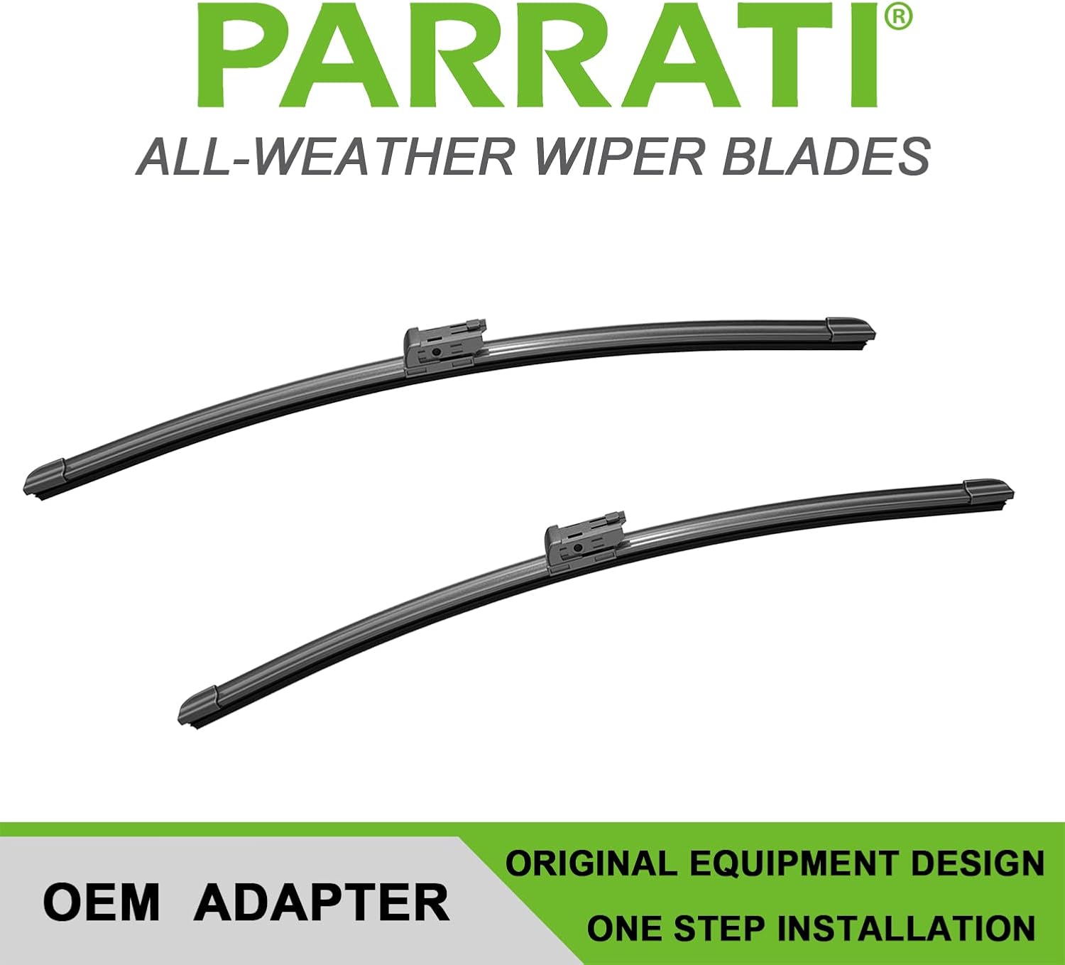 PARRATI® 24 Inch & 20 inch of High Performance Premium All-Season Automotive Replacement Front Windshield Wiper Blades for Since 2017 Discovery Range Rover,Easy DIY Install (Set of 2)