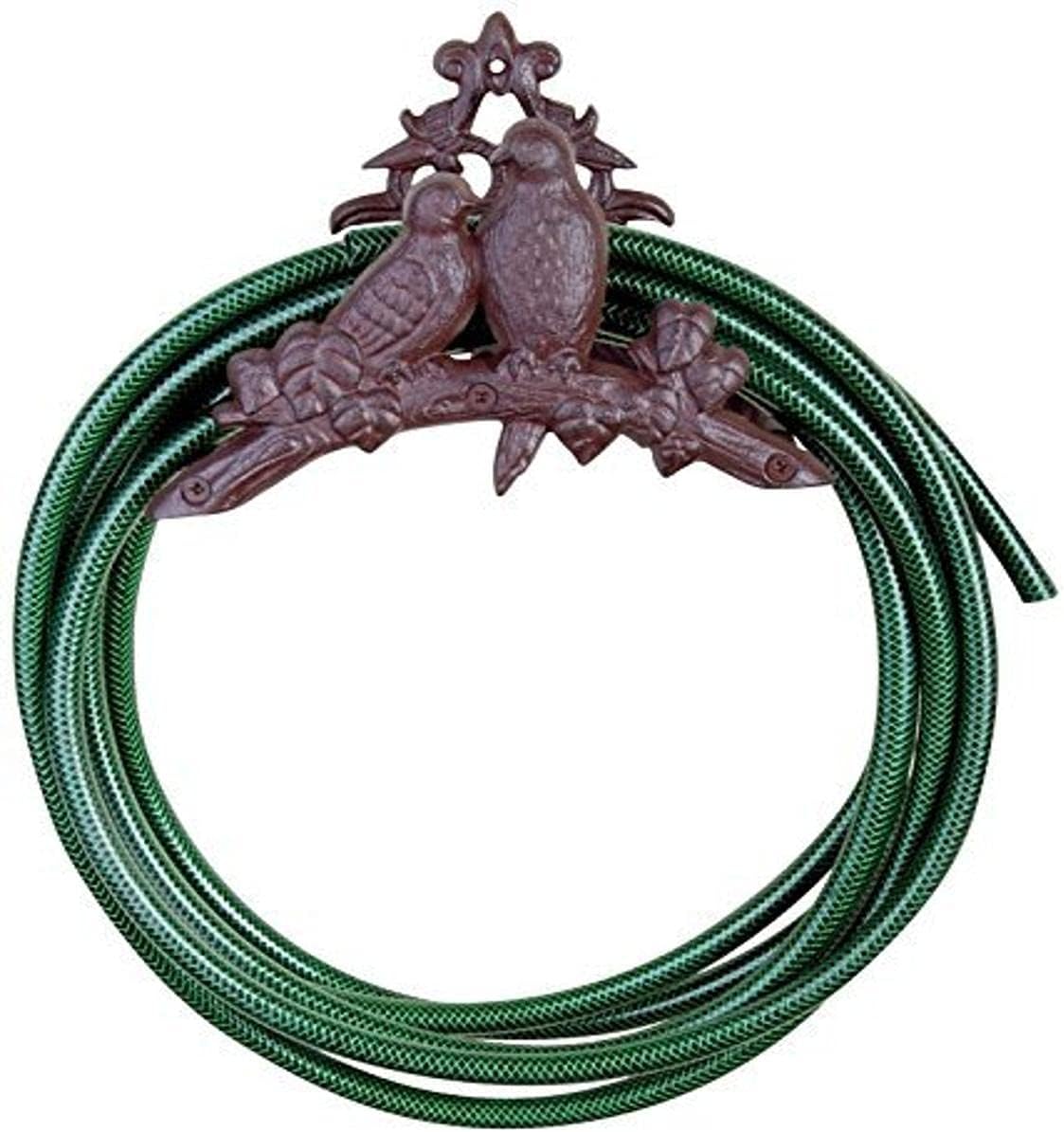 Fallen Fruits BR14 Bird Silhouette Hose Holder, Brown