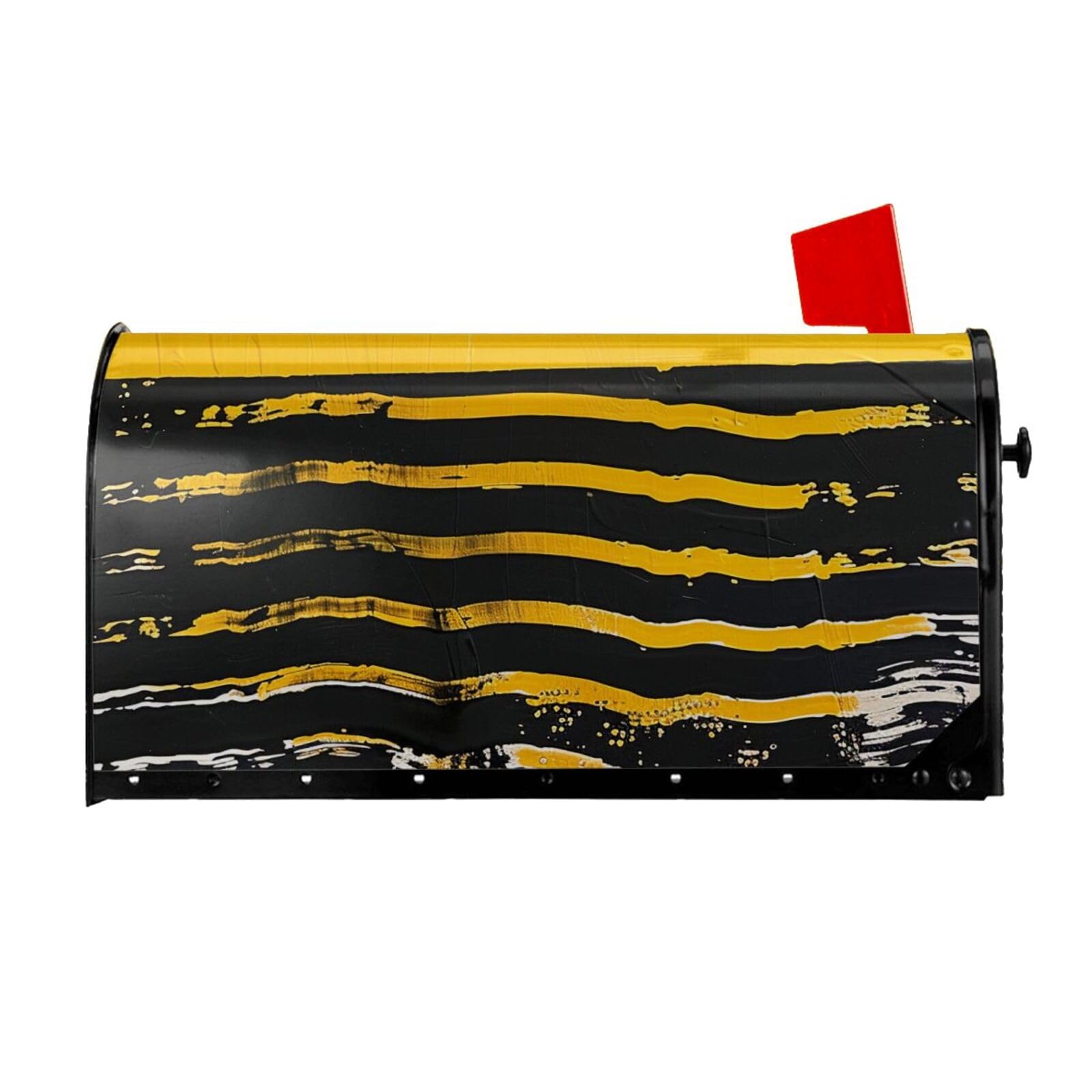 Housse magnétique pour boîte aux lettres moutarde 65x53 cm