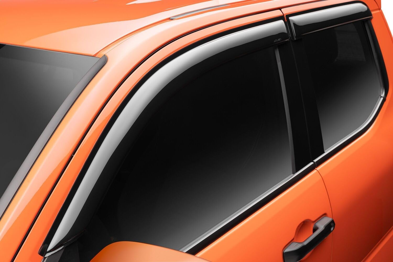 Auto Ventshade [AVS] Outside Mount Ventvisor/Rain Guards | Fits 2024 Toyota Tacoma, Smoke - 4 pcs. | 94270