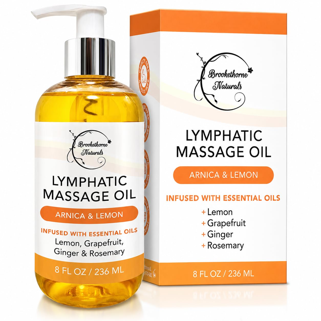 Amazon.com: Lymphatic Massage Oil for Massage Therapy | 100