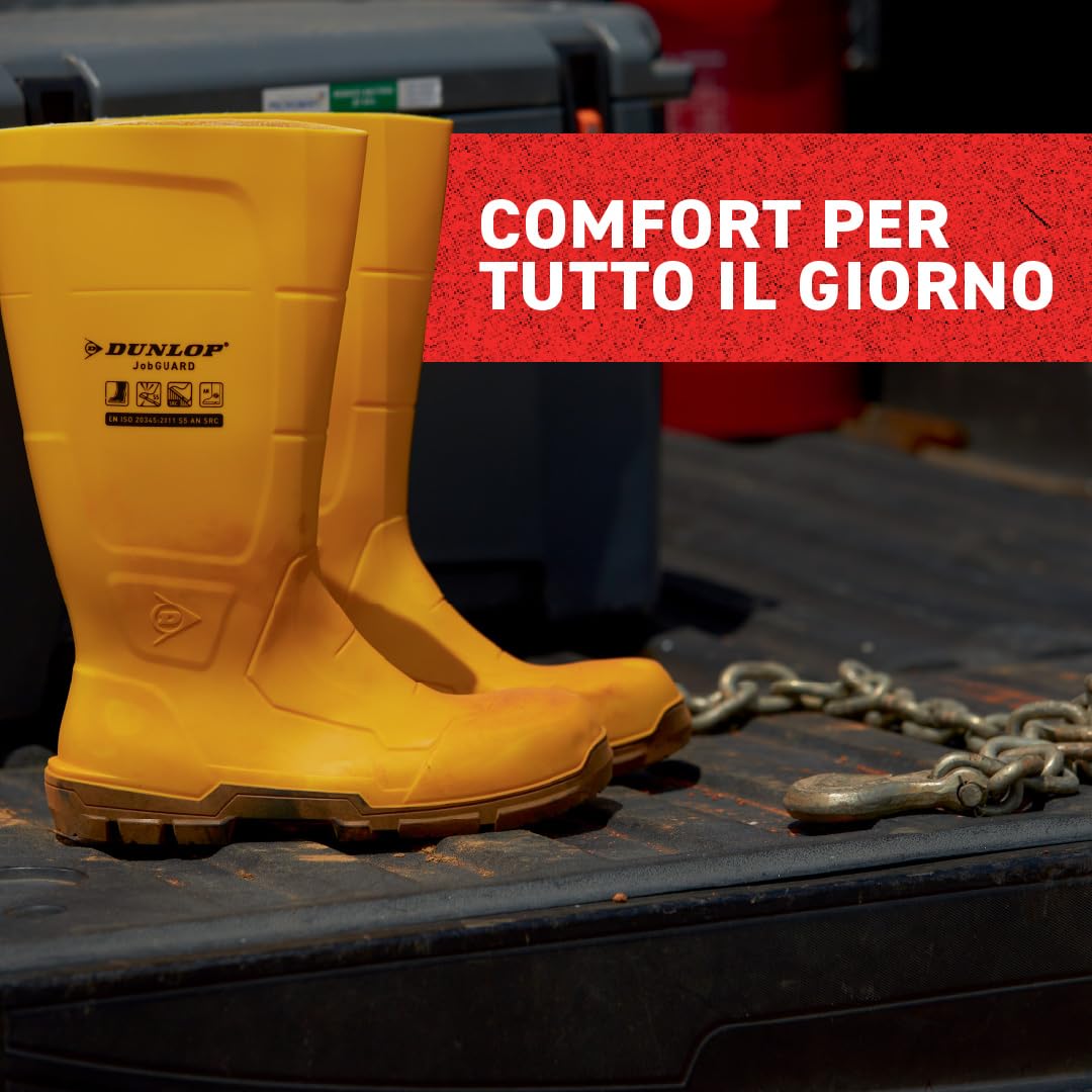 DUNLOP Protective Footwear, NA2KL01, JobGUARD S5, Patrimonio Verde, Taglia 41 EU