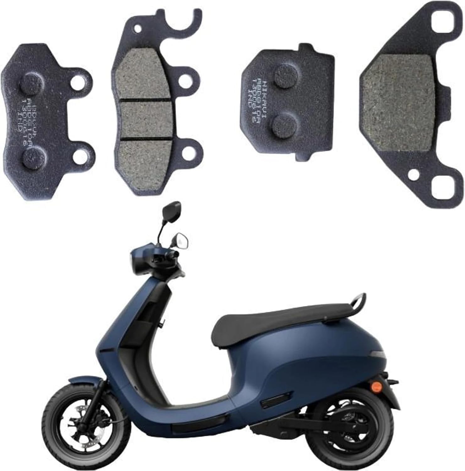 YM Dhanvi Traders Premium Front and Rear Disc Brake Pad Combo Set Compatible with Ola S1, S1 Pro, S1 Air, and S1 X Electric Scooters (Full Set - 2 Pairs, Black Support)-image-36