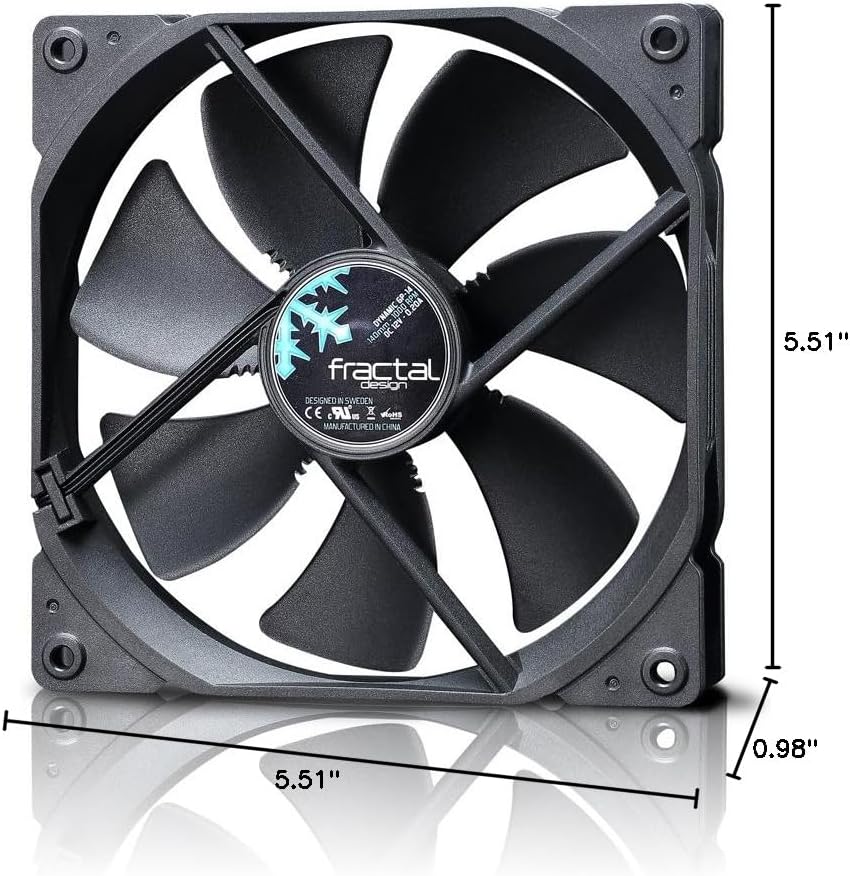 Fractal Design Dynamic GP-12 Black case fan thumbnail 5
