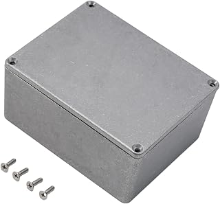 Effect Aluminum Electrical Enclosure Box Metal Instrument Case Project Housing for 1590A 1590B 1590BB 1590N1 1590XX Series Die-Cast IP54 Protection(1590C(120x94.5x50mm))