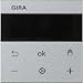 Produktbild Gira 539326 System 3000 Raumtemperaturregler Display, System 55, Farbe Alu