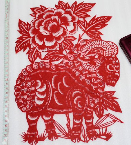 中国 切り絵 ペーパーカット 工芸品 十二支 箱入り Amazon | 切り絵