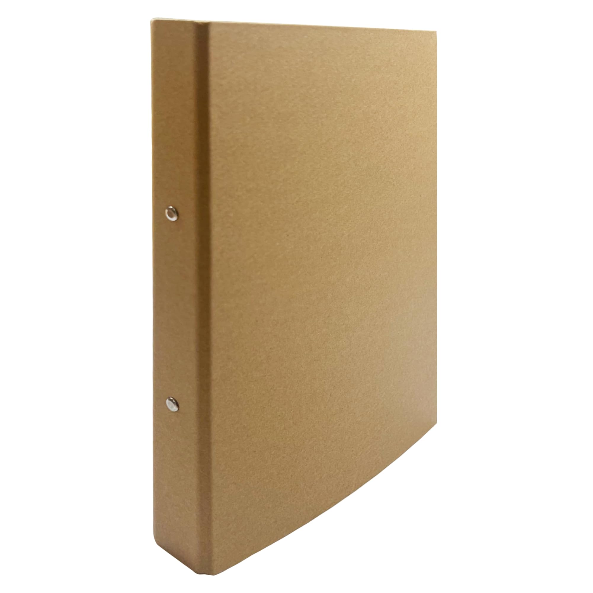 A4 Kraft Paperboard Ring Binder 2-O Ring - Document Folders for Office, School, Home Filing & Document Storage