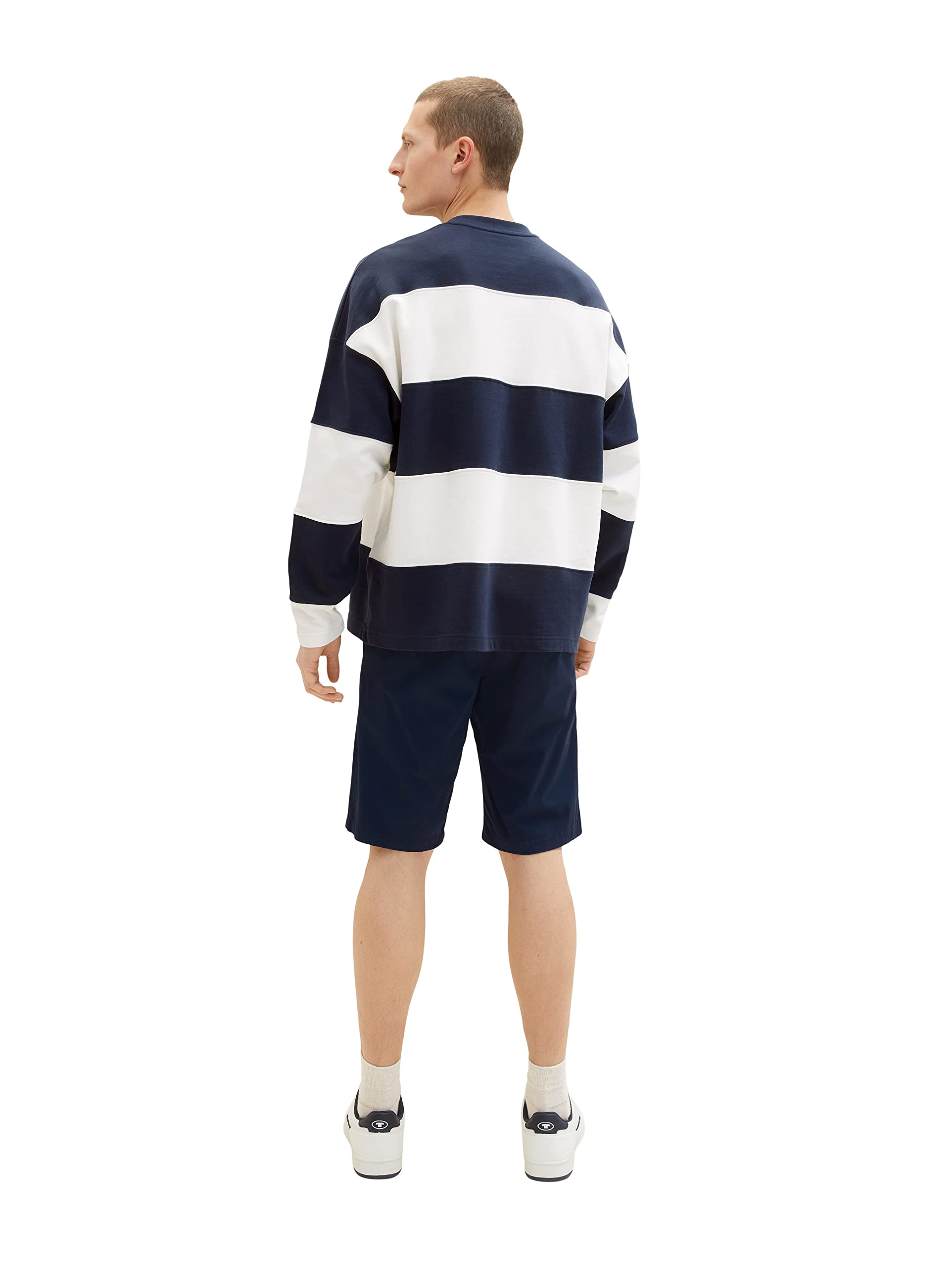 TOM TAILOR Herren 1035037 Slim Chino Bermuda Shorts mit Stretch, 10668 - Sky Captain Blue, 28 – Ansicht 2