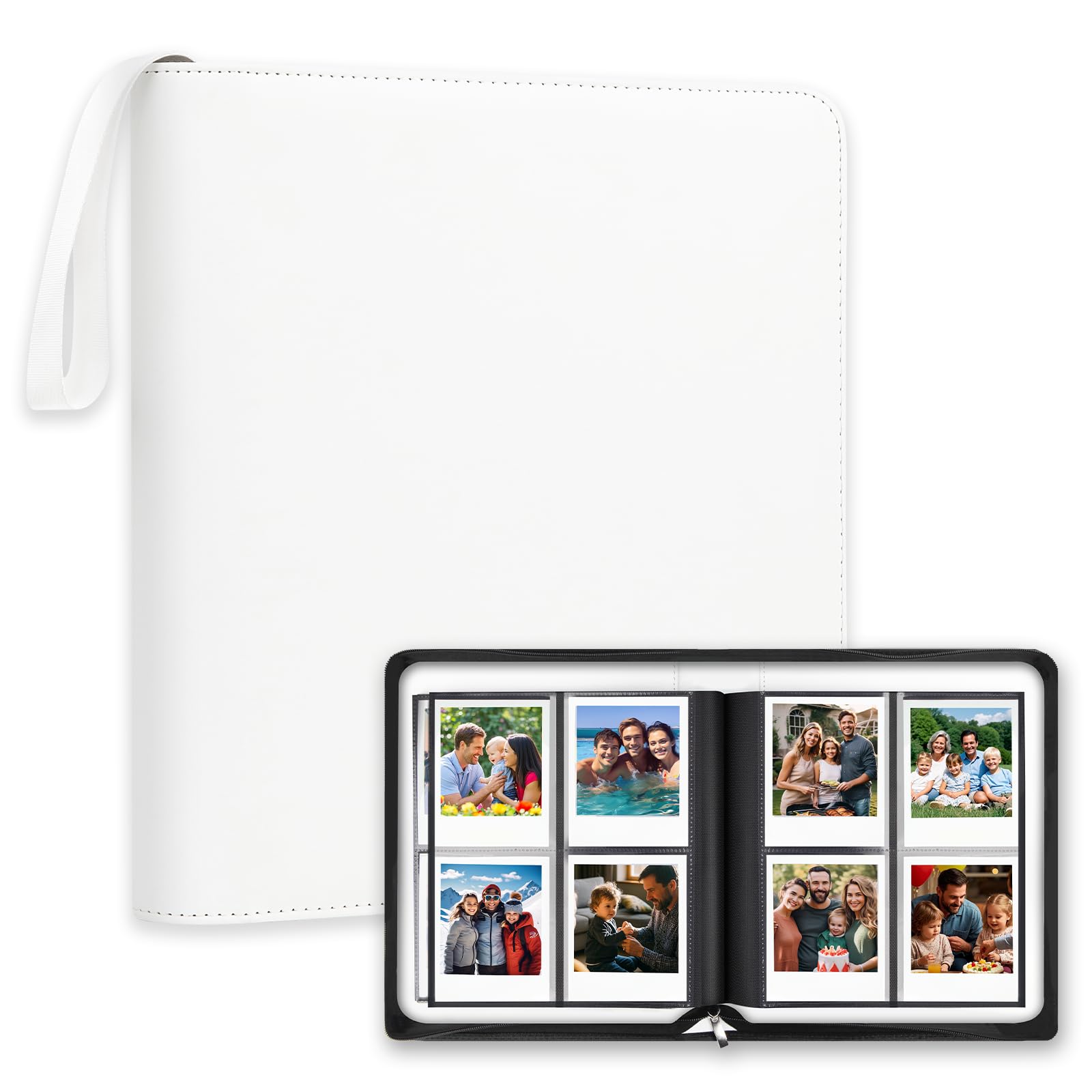 Photo Album for Fujifilm Instax Wide 300 Camera, Polaroid 600 Photo Album,  Albums for Polaroid Now+ Now OneStep2 OneStep+ 600 Instant Film Camera, POP