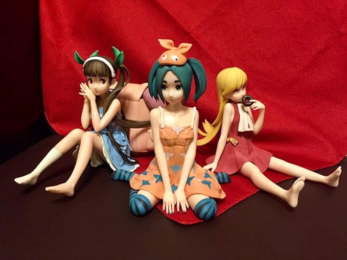 Amazon 美品 化物語 八九寺真宵 Exqフィギュア 西尾維新大辞展 斧乃木余接 忍野忍 美少女フィギュア 3種セット フィギュア ドール 通販