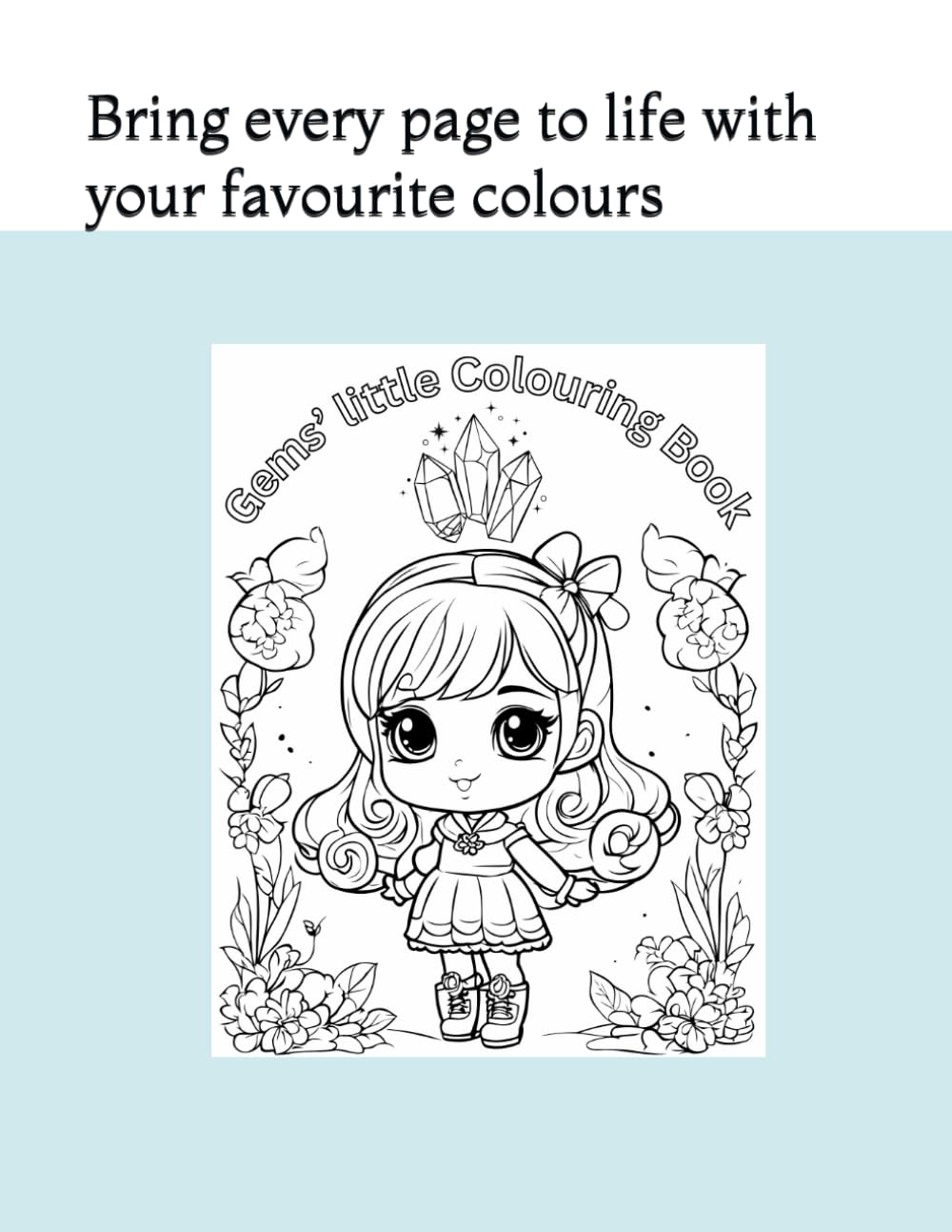 Gems' little colouring book: Bring every page to life with your favourite colours