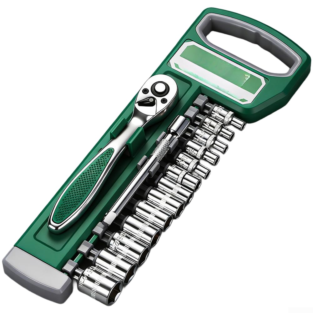 Set Chiavi a Cricchetto 72 Denti Acciaio Cromo Vanadio(G)