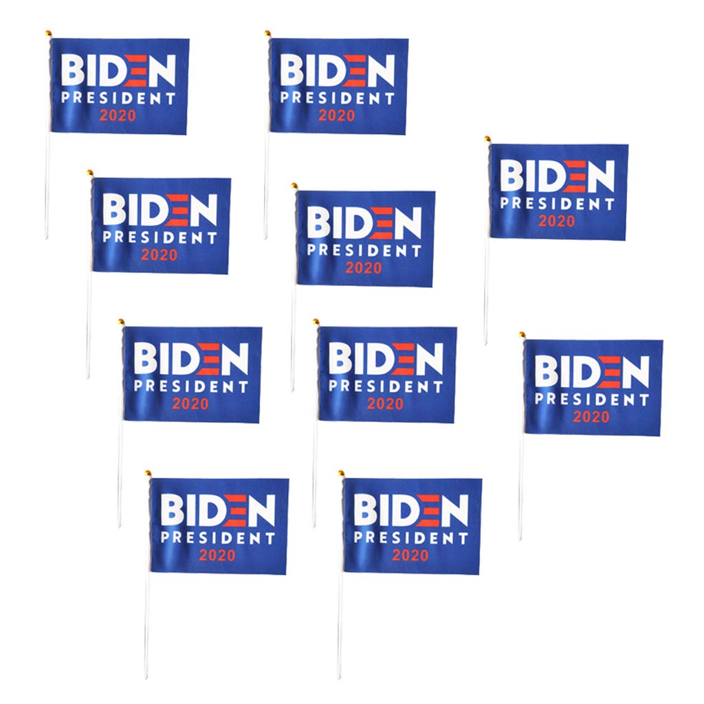 GlobalNiche® 10Pcs Biden Elect Small Hand Biden for President B
