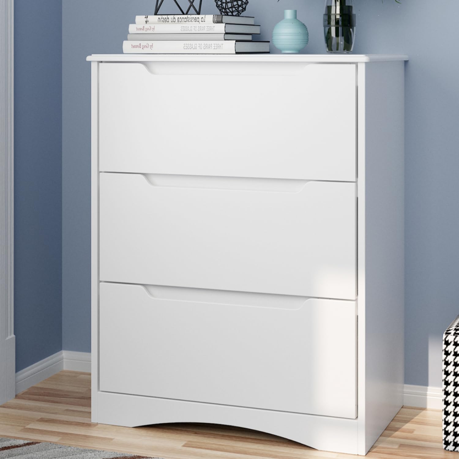 Gizoon 3 Drawers Chest Bedroom Drawer Dresser