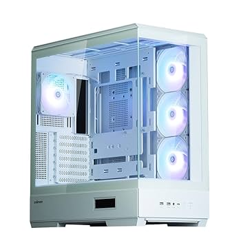 Amazon | ZALMAN P50 DS White ATX対応 ミドルタワー型PCケース