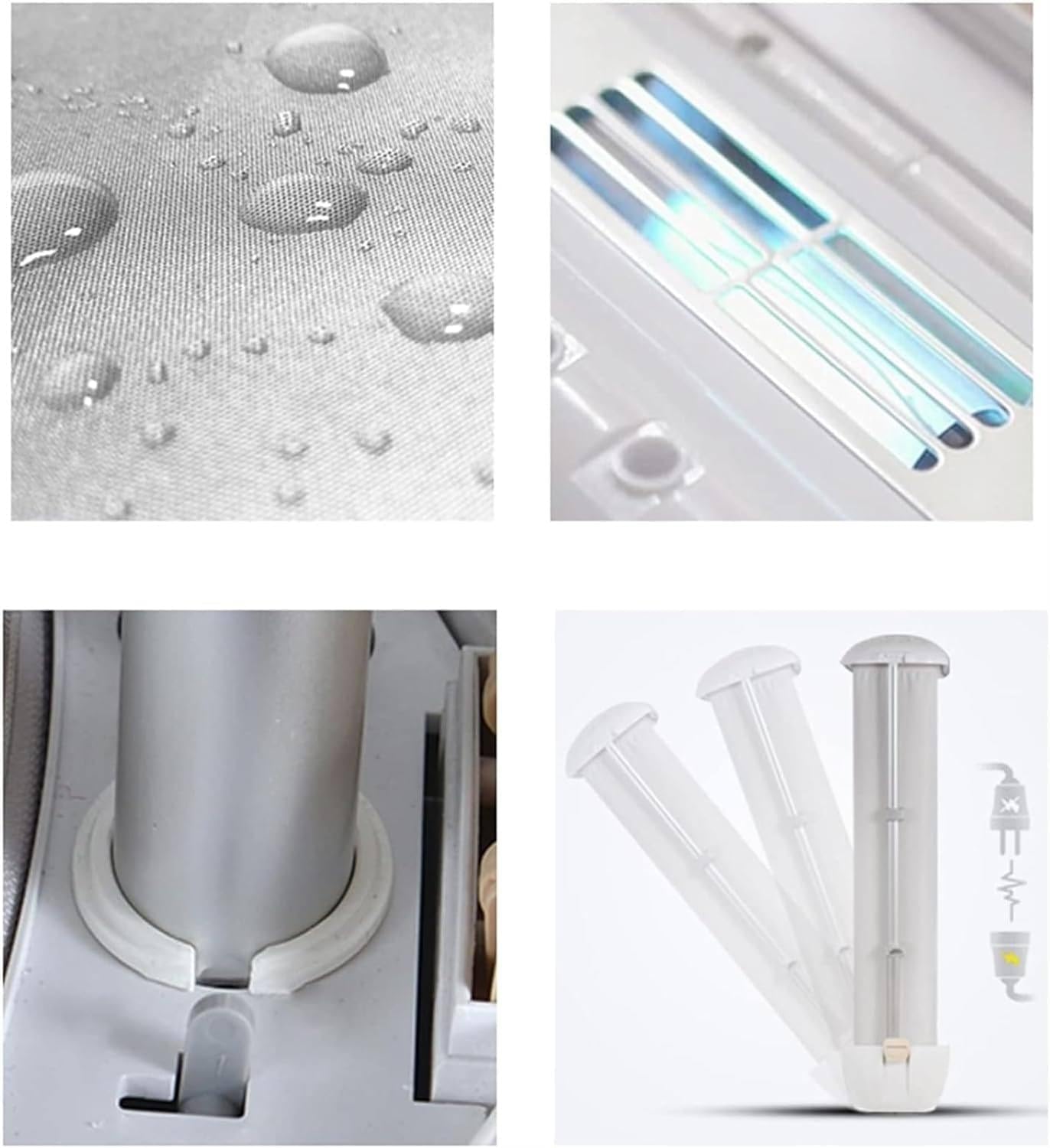 Folding Electric Dryer, Fast Drying Heated Clothes Drying Rack, 360 Degree Hot Air Circulation, for Balcony Bedroom Clothes Drying