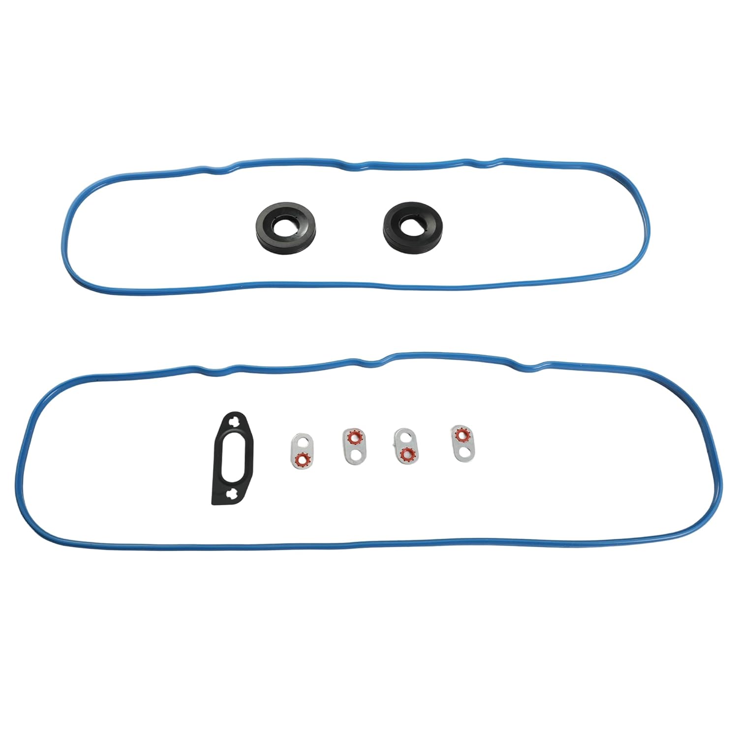 GEN 3 III LS Gasket Set Kit & LS Head Gaskets Compatible with 1999-2010 GM Chevy Silverado GMC Sierra 1500 2500 Engine LS1 LS6 LQ4 LQ9 4.8L 5.3L 5.7L Replace OE 12589226 12633904 12612350 12639249