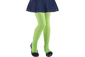 Girls Footed Tights Light Weight Stretchy 60D Multi Candy Color Stage Play...