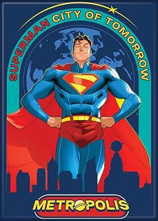 Ata-Boy Superman 2025 City of Tomorrow 2.5" x 3.5" Magnet for Refrigerators and Lockers