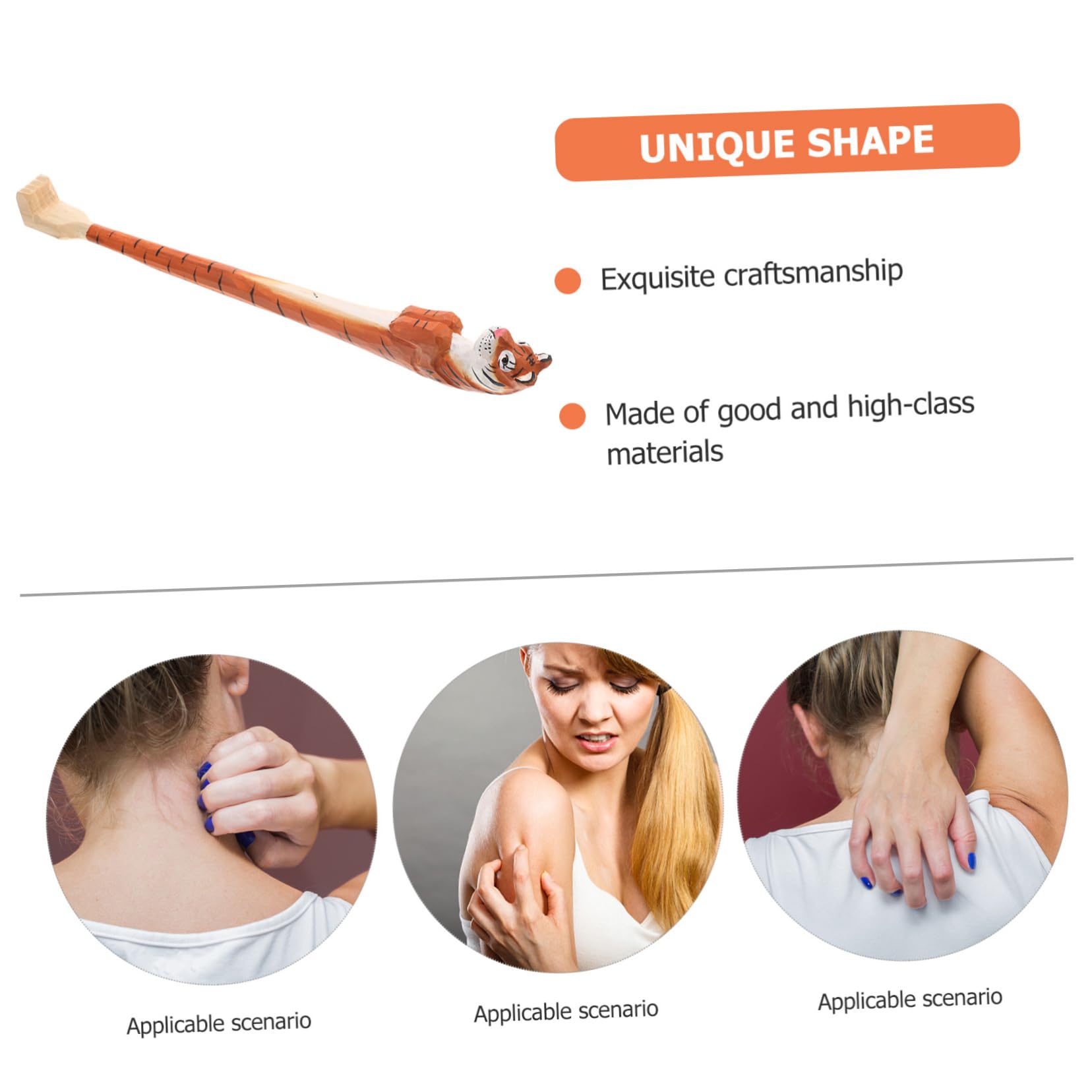 3piezas Rascador De Espalda De Masajeador Práctico Para Hombres Herramienta De Alivio De Picazón Diseño Sencillo Para Áreas Difíciles
