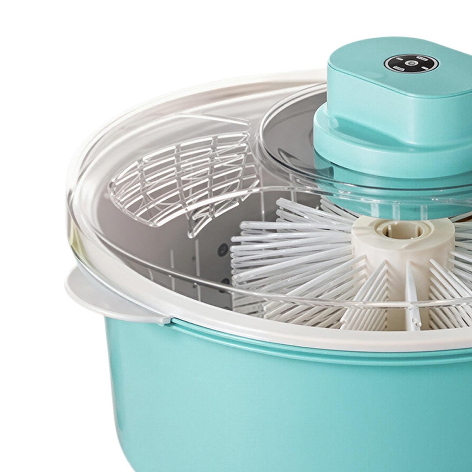 De Verduras a Eléctrica para Alimentos de Gran Capacidad con Centrifugadora | Dispositivo Limpiador de Frutas para Hogar y Cocina Fresas Ensalada Preparación Comidas Picnic