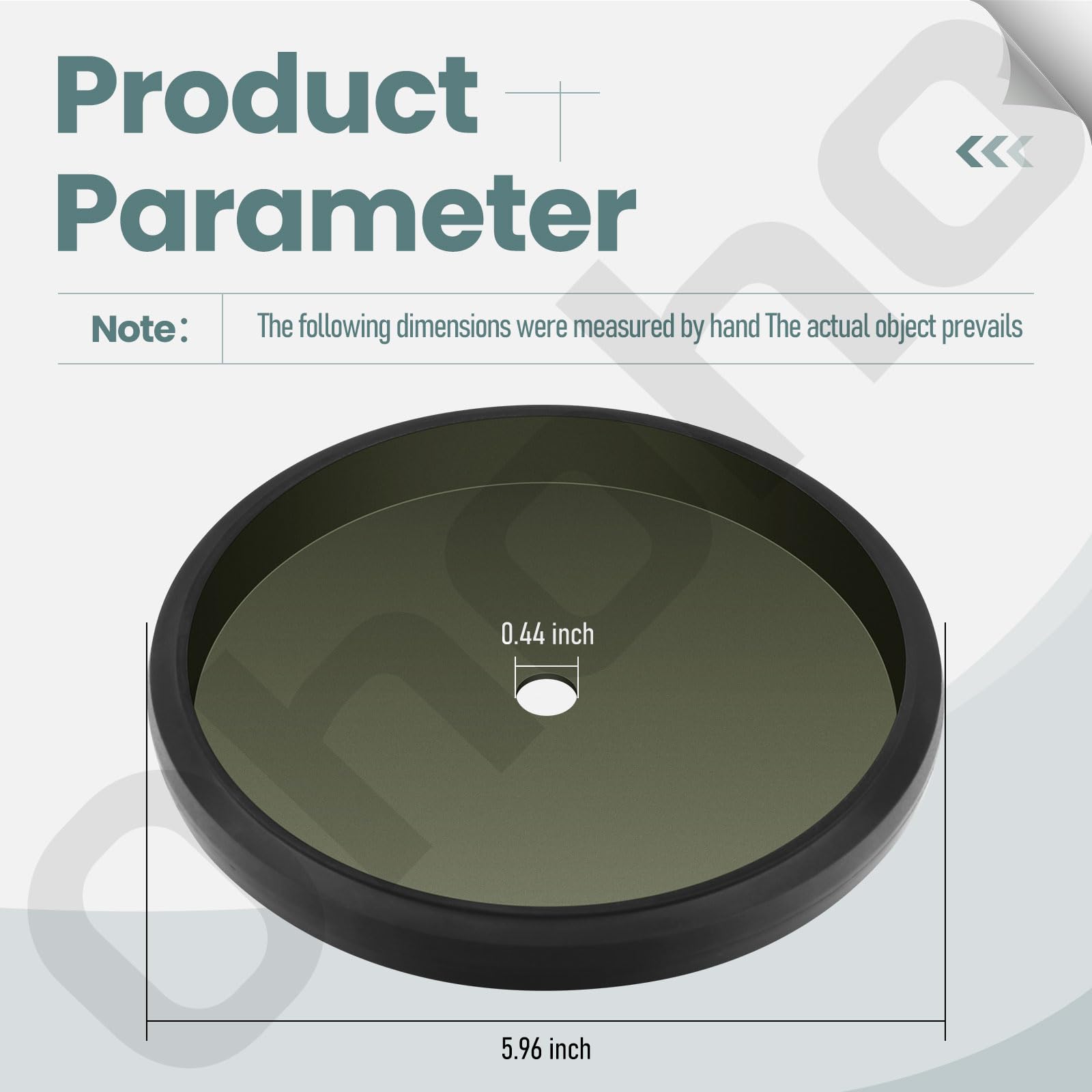 M114485 Traction Wheel Drive Disc - by Ohoho - Compatible with J-ohn Deere 526 726 732 826 832 1032 TRS27 TRS32 TRX27 TRX32 M45190 AM38356 Snow blowers