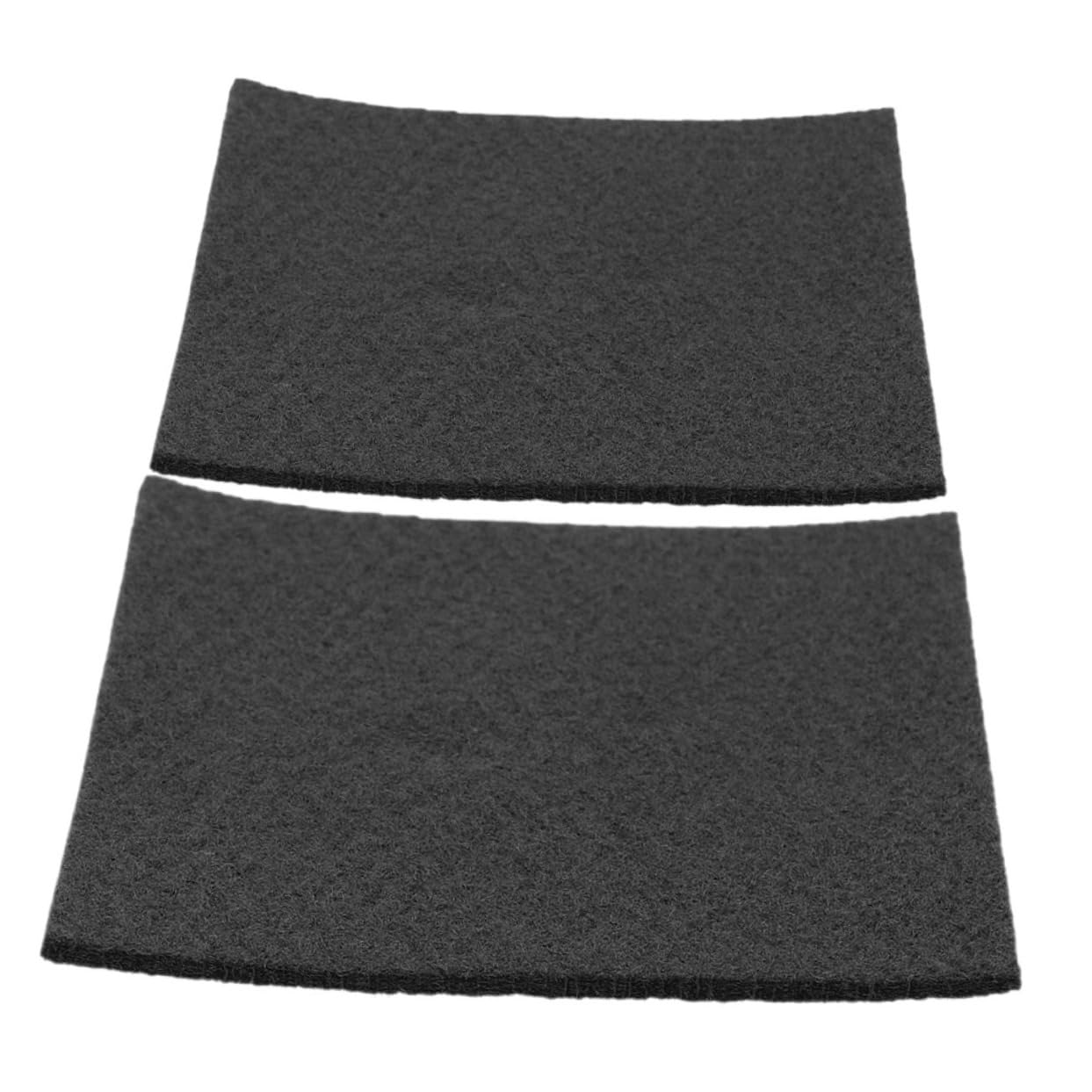 MUCKLILY Graphite Carbon Felt 2pcs Insulation Pad for Vacuum Furnace Carbonized Felt Wick High-Thermal Efficiency