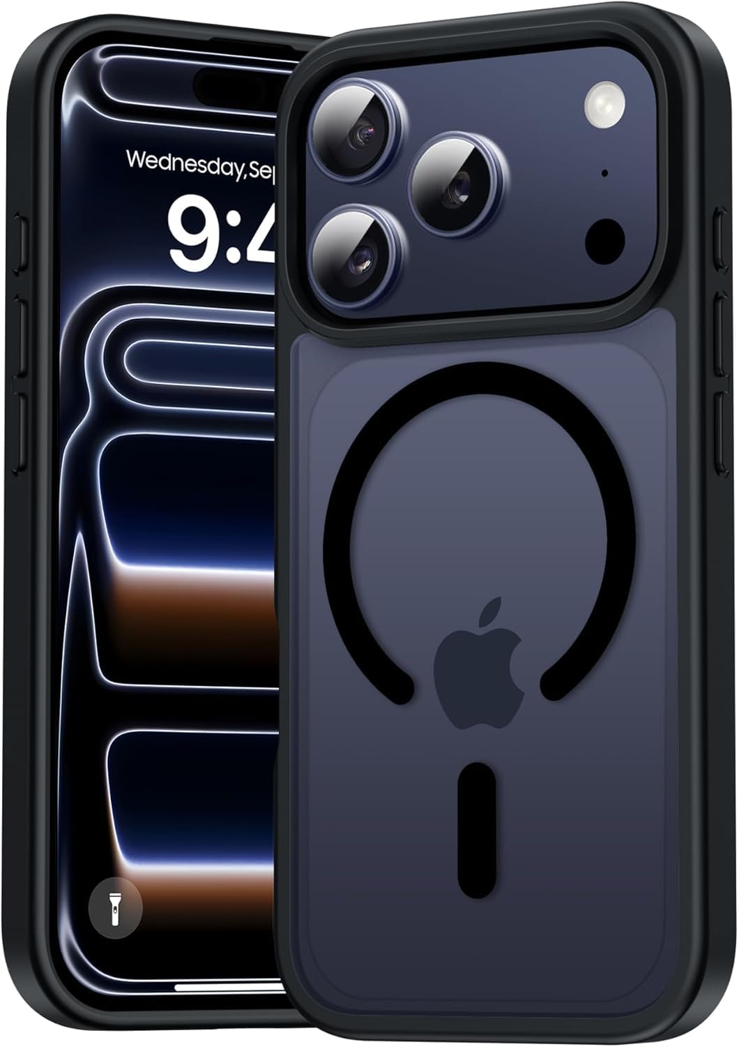 EGOTUDE for iPhone 17 Pro Max Case | Frosted Translucent Hard Back Cover Compatible with Mag-Safe