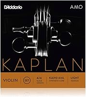 Vista 10 de D'Addario Kaplan Amo - Cuerda para violín - Cuerda E individual - KA311 4/4H - Cuerdas de violín - Escala 4/4, tensión pesada
