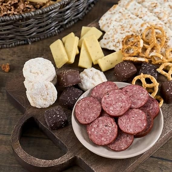 Snack & Chocolate Gift Basket Deluxe - Gourmet Food Gift by
