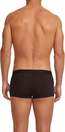 Papi Men's Stylish Brazilian Solid and Print Trunks (3-Pack of Men's Underwear)